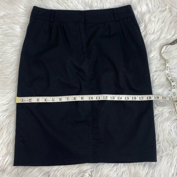 Burberry London Women's Black Minimalist Straight‎ Boss Career Skirt IT 38/W29 - Picture 13 of 13